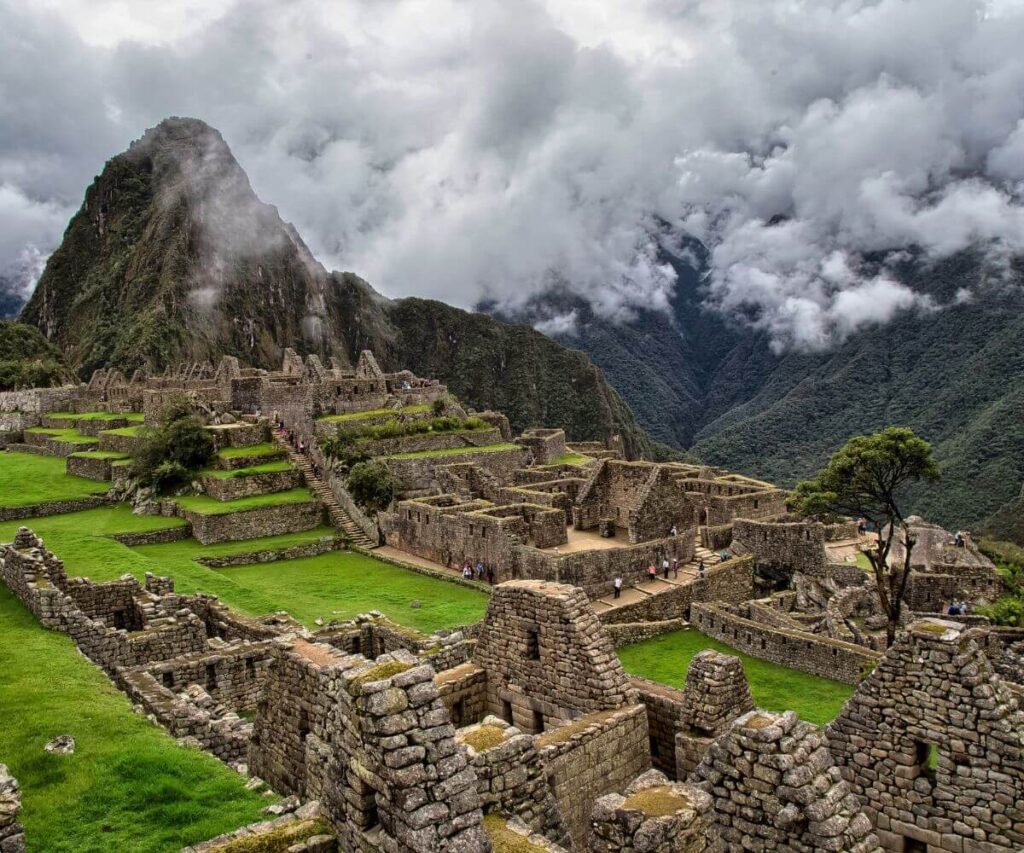 Construccion de Machu Picchu