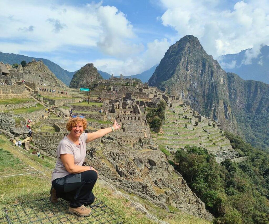 Foto tradicional en Machu Picchu 1