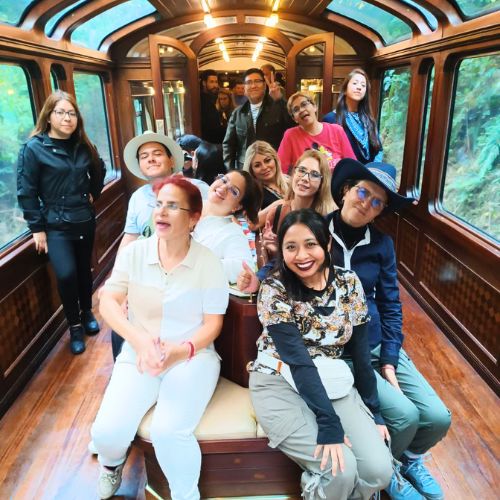 pasajeros en el Hiram Bingham