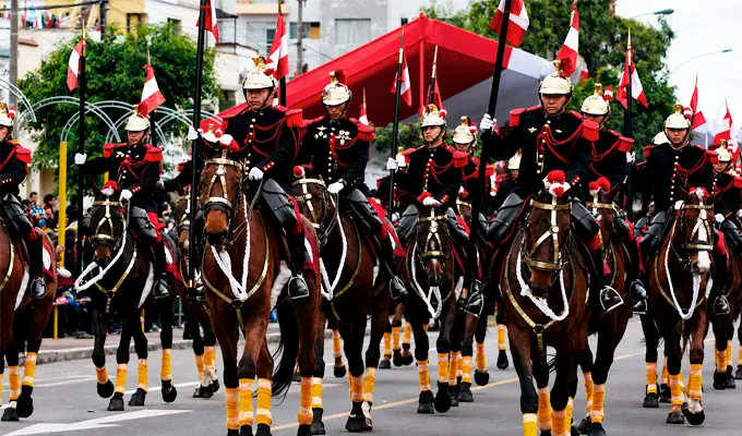 marcha en caballo