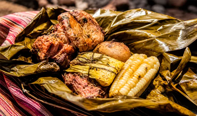 Pachamanca: The Andean Culinary Tradition of Cooking Underground 6 pachamanca con choclo
