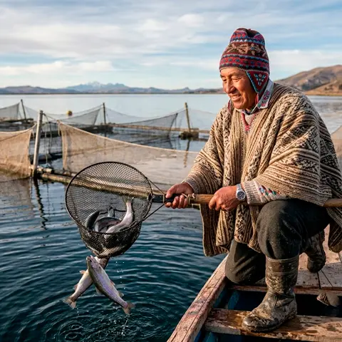Península de Capachica: natureza, cultura viva e turismo de vivência no Lago Titicaca 4 senor pescando