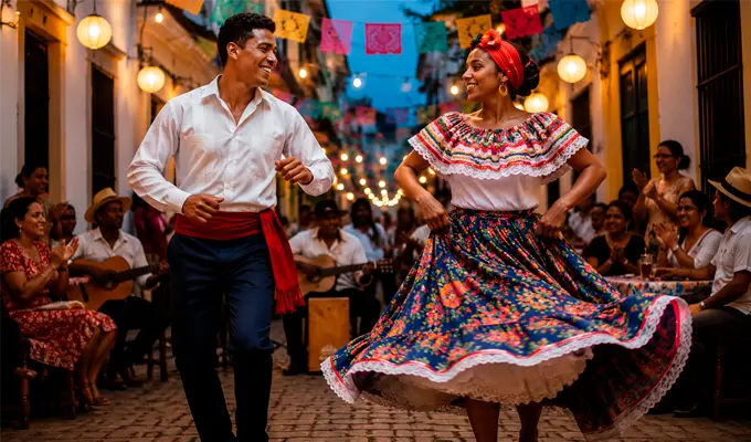 baile con la cancion criolla