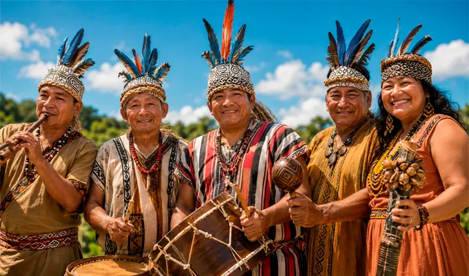 personas de la selva