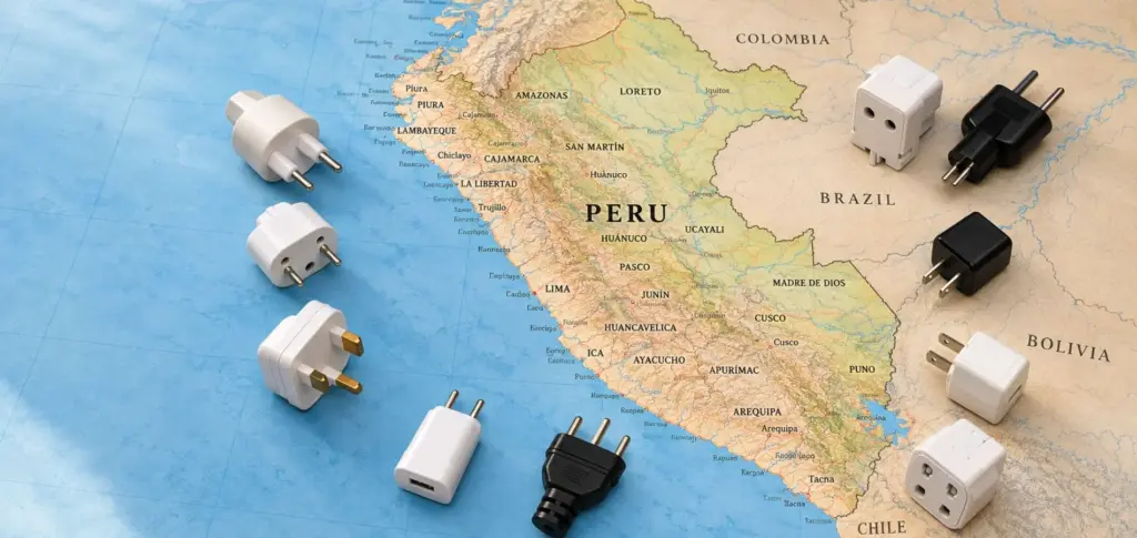 Enchufes en Per&uacute;: tipo de toma, voltaje y adaptadores para viajeros